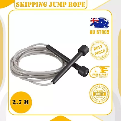 Skipping Jump Rope Speed Rope 2.7 M MMA Boxing Cardio Gym Exercise Fitness ✅ • $2.73