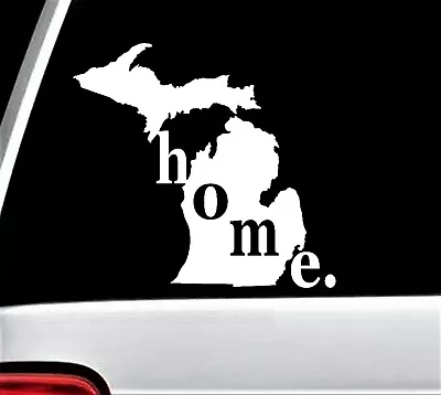 Michigan Home State Decal Sticker Car Truck SUV Van Laptop Mirror Art E1019 • $2.36