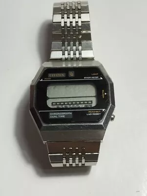 $39 • Buy Vintage Citizen Crystron 40-4055 Digital Watch For Repair