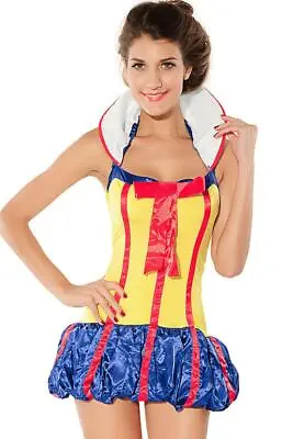 £9.99 • Buy Women's Snow White Princess Fairy Tale Fancy Dress Costume Halloween CLEARANCE