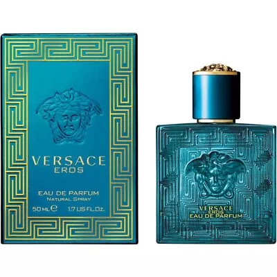 Versace Eros Eau De Parfum 50ml Mens EDP 100% Genuine Brand New • $117.85