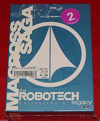 Robotech Legacy Vol. 2: The Macross Saga (DVD 2001 3-Disc Set) R1 BRAND NEW • $23.96