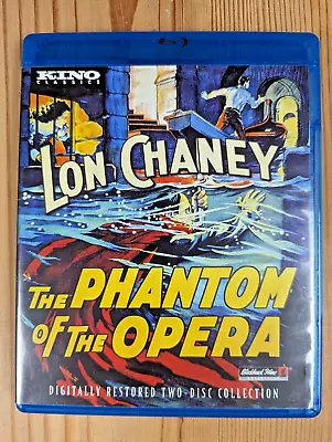 The Phantom Of The Opera (Blu-ray 1925) Lon Chaney Mary Philbin - 3 Cuts - EUC • $22.99