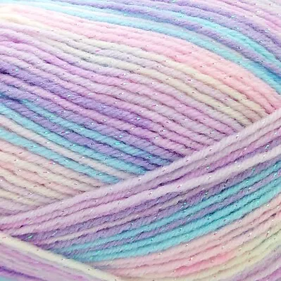 James Brett Baby Twinkle Print DK Iridescent Sparkle Acrylic Knitting Yarn 100g • £3.99