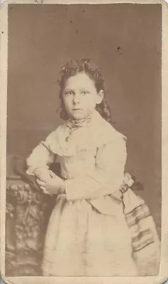 $24.76 • Buy Cdv Portrait Of Adorable Little Girl Leaning On Table - Richmond, Va