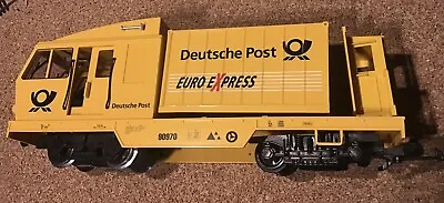 SALE!!! LGB G Gauge 20970 Deutsche Post Electric Locomotive Yellow DCC FITTED • £149