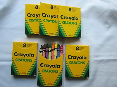 (6) New Vintage 8 Pack Of Crayola Crayons 1988 • $8.99