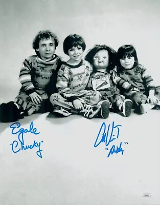 ED GALE & ALEX VINCENT Signed CHILD'S PLAY 11x14 Photo CHUCKY Autograph JSA COA • $225