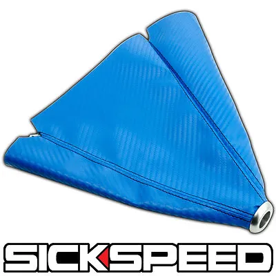 Carbon Fiber Blue Shift Boot Stitch For Gear Cover Shifter Selector Knob • $19.88