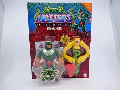 King Hiss Masters Of The Universe Origins MOTU Mattel Toys Figure 2022 • $37.10