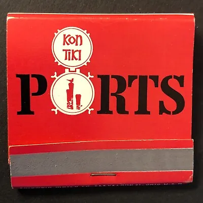 Kon Tiki Ports Dallas Vintage Full Matchbook C1960's-73 VGC • $7.99