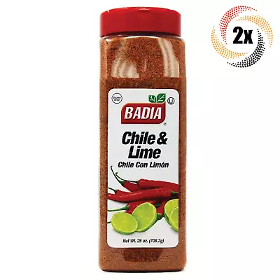 2x Pints Badia Chile & Lime Seasoning | 25oz | Gluten Free! | Chile Con Limon • $38.99