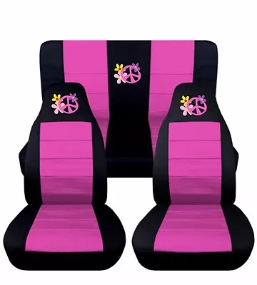 Complete Set Flower Power Seat Covers Fit 1998-2004 Volkswagen Beetle • $169.99