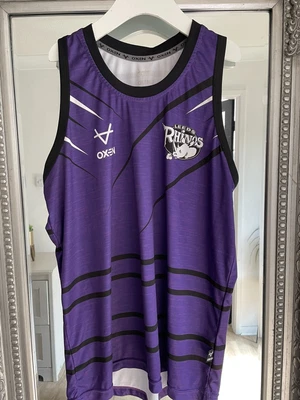 £8 • Buy Leeds Rhinos Training Vest Purple Medium Men’s