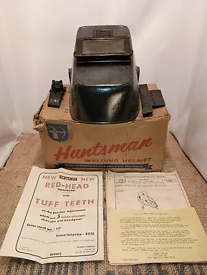 Vintage Huntsman 130P Flip Front Welding Helmet Welding Mask Fiberglass VOTECH  • $129.99