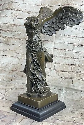 Bronze Nike Winged Victory Sculpture Statue Louvre Smothrace Paris Art Statue • $249.50