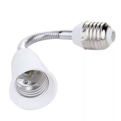 $6.58 • Buy E27 LED Light Bulb Lamp Holder Flexible Extension Adapter Socket