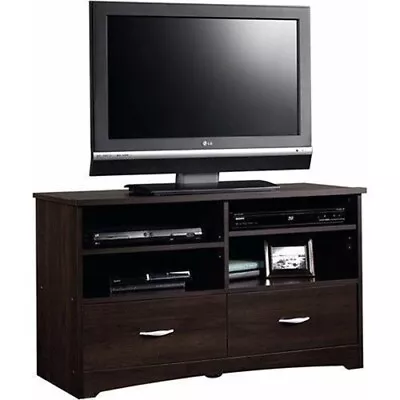 Dark Cherry Wooden TV Stand Entertainment Center Media Storage Console Cabinet • $157.90