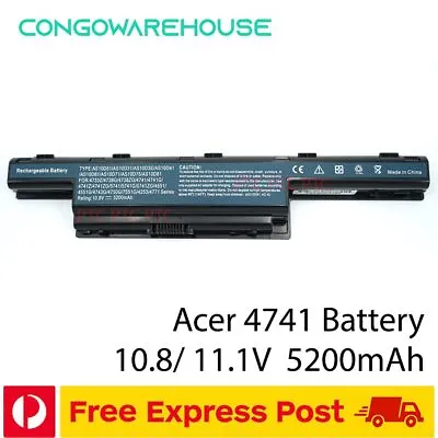 Battery For Acer Aspire 4741 7741 4740 4251 5740G 5741 5742 5750 5749 AS10D81 AU • $46.85