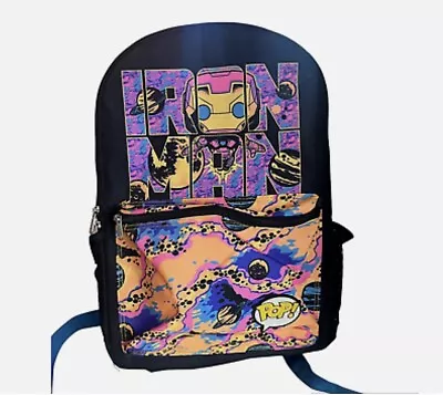 Funko Marvel Iron Man Blacklight Target Exclusive Nylon Full Size Backpack • £29