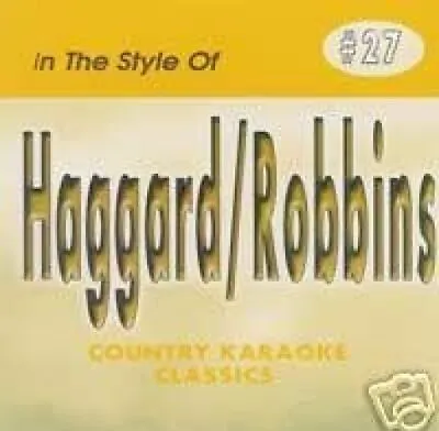 Merle Haggard MARTY ROBBINS Karaoke CD CDG 15 Songs Okie From Muskogee EL PASO  • $18.99