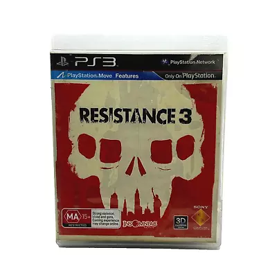 Resistance 3 + Manual - Sony PlayStation 3 PS3 VGC PAL Complete + Free Postage • $21