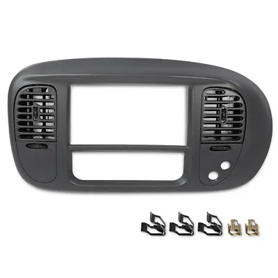 Fit For 1997-2003 Ford F150 Expedition Gray Center Dash Radio Bezel W/ Air Vent  • $28.89