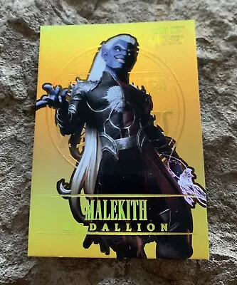 2022 Fleer Ultra Marvel Malekith Medallion Card. 62 Of 200 Rare • $50