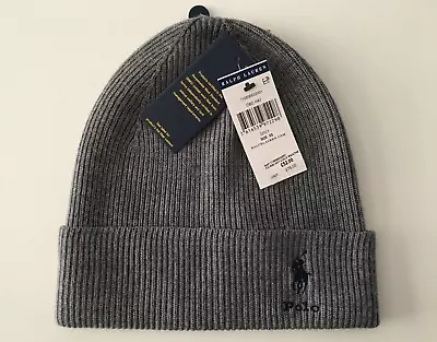 Polo Ralph Lauren - Grey - Wool Beanie Hat • £34.99