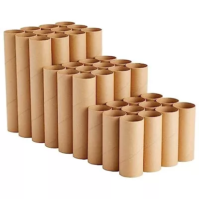 36 Pack Brown Cardboard Tubes For Crafts DIY Crafting Paper Rolls For Classro... • $31.20