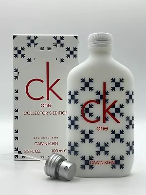 CK ONE COLLECTORS EDITION CALVIN KLEIN SPRAY 3.4 Oz -100 Ml NEW IN SEALED BOX. • $38