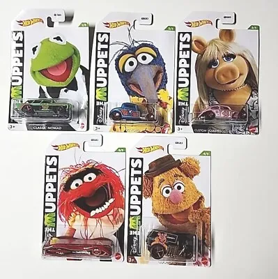 Hot Wheels Disney The Muppets Complete Set Of 5 Cars 2021 Mattel Die-Cast HW6 • $22.99