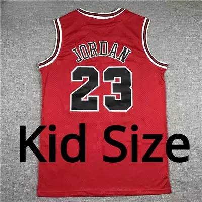 New 4 Colors Kid Size Chicago Jordan 23# Basketball Jersey All Stitched Youth • $22.88