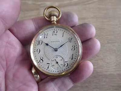 £75 • Buy Antique Waltham  Gold Plated Gents Pocket Watch