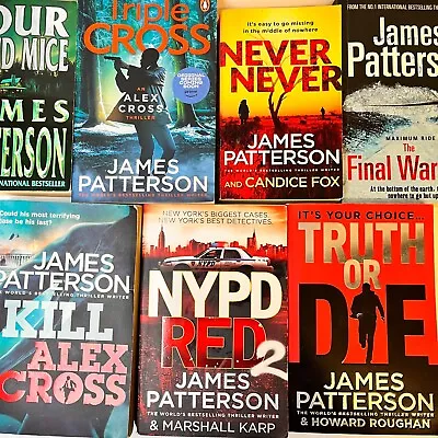 James Patterson: Thriller Crime Build A Book Bundle Of Paperback & Hardback • £1.90