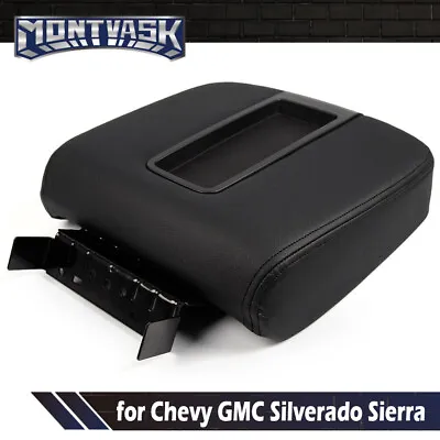 Black Center Console Armrest Lid For 07-14 Tahoe Silverado GMC Yukon Sierra • $34.80