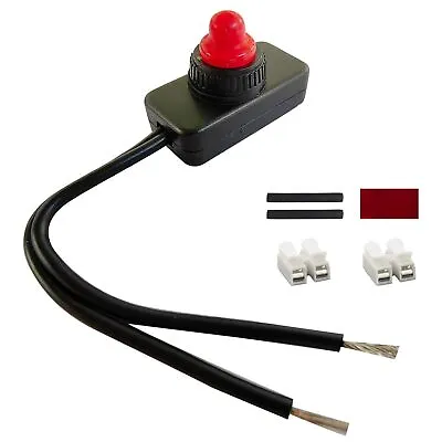 Mini Momentary Push Button Switch 12V 24V Small Surface Mount Momentary Pushb... • $18.58