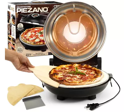 Piezano Pizza Oven By Graniteston –Electric Pizza Oven Indoor Portable 12 Inch  • $120.62