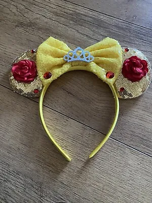 Minnie Mickey Mouse Ears Headband Fancy Dress Hen Night Princess Belle • £7.99