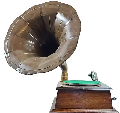 Antique His Master's Voice HMV Gramophone Original Phonograph Table Top Model 32 • $495