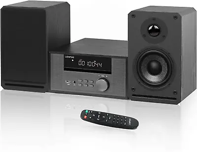 Micro Stereo System For Home 100W Hi-Fi Bookshelf Speskers System • $205.99