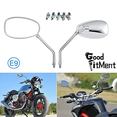 $25.52 • Buy Chrome Motorcycle Rearview Side Mirrors For Yamaha V Star 650 XVS650 250 1100 A+