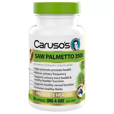 Caruso's Saw Palmetto 50 Tablets  - Prostate • $30.50