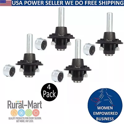 Trailer Axle Kit With 4 On 4  Bolt Idler 1  Hub & Round BT8 Spindle - 4pack • $130