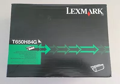 Lexmark ▪︎T650H84G ▪︎ Black High Yield Toner Cartridge ☆Genuine☆ • $150