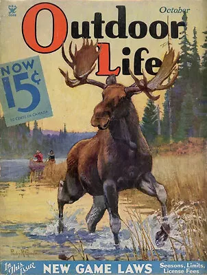 Vintage Era Outdoor Life Magazine Cover Reproduction Metal Sign • $19.99