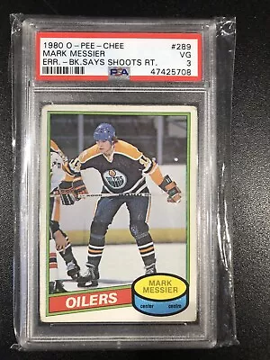 1980-81 OPC Mark Messier PSA 3 Rookie Oilers RC GOAT Invest 🔥 O-Pee-Chee • $87.24