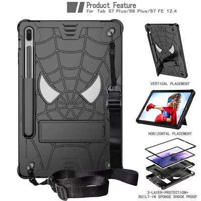 Tablet Case For Samsung Tab S7 Plus SM-T97012.4 Inch S7 FE SM-T730 S8+ SM-X800 • $36.28