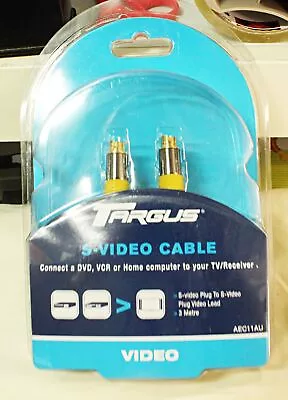 Targus S-Video To S-Video 3Mtrs Cable AEC11AU • $5