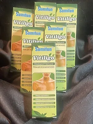 6x Sumifun Vitiligo Care Cream Skin Vitiligo Psoriasis Leukoplakia EXP 3/1/2025 • $59.49